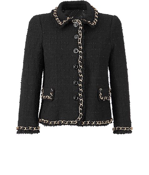 chanel black jacket 2019|Chanel jacket cost.